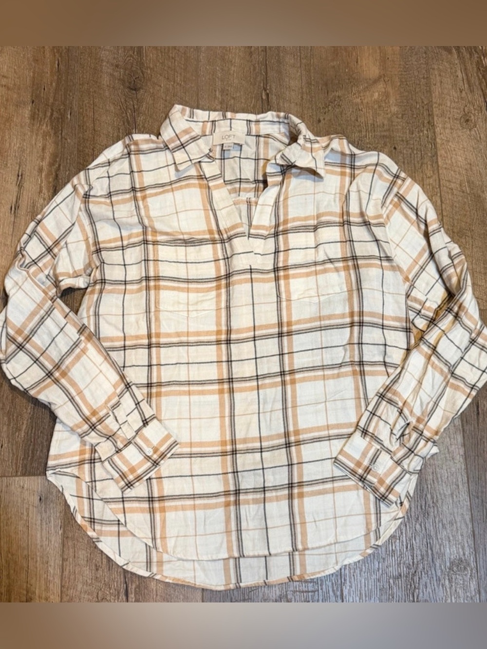 LOFT women’s Flannel Shirt